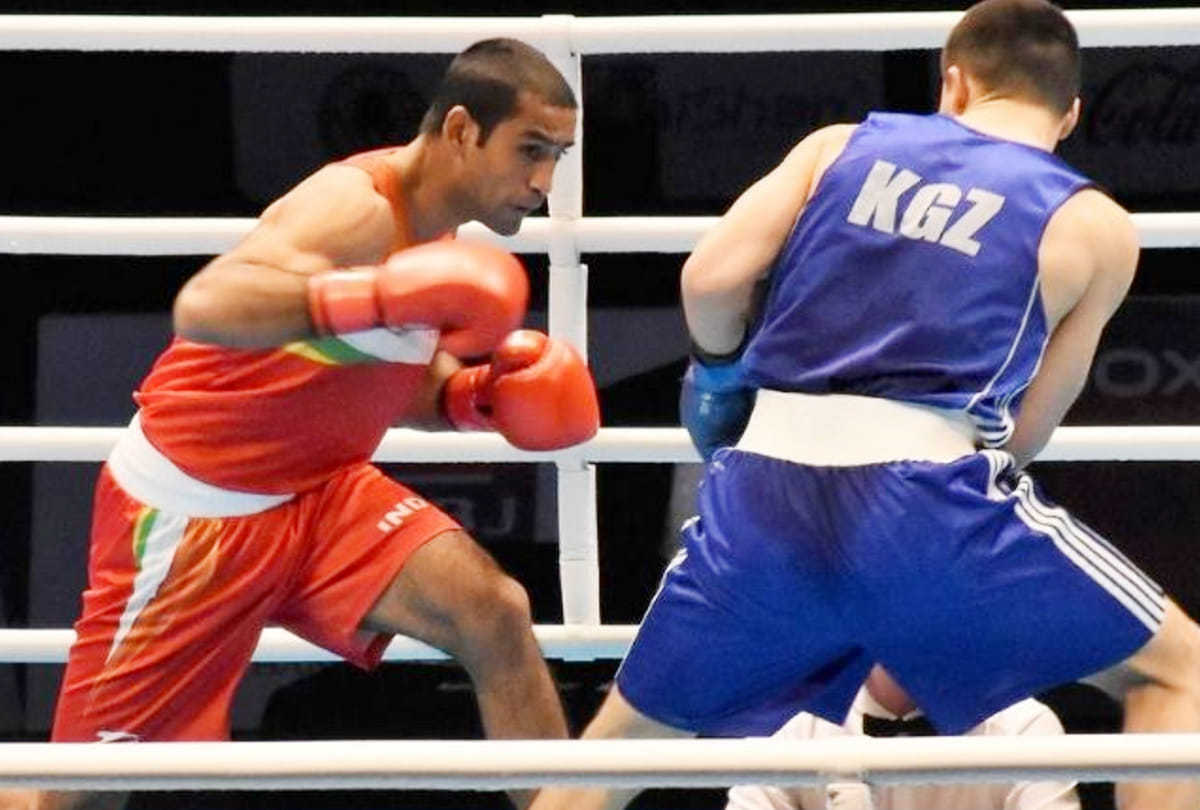 AIBA Men's World Boxing Championships: Narender beats Mohammad Kendeh to reach the last-16 of the World Championships