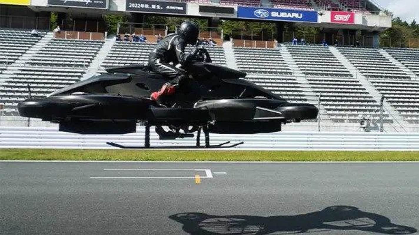 Japan start-up A L I Technologies unveils world's first flying bike xturismo limited edition hoverbike know price features specifications details