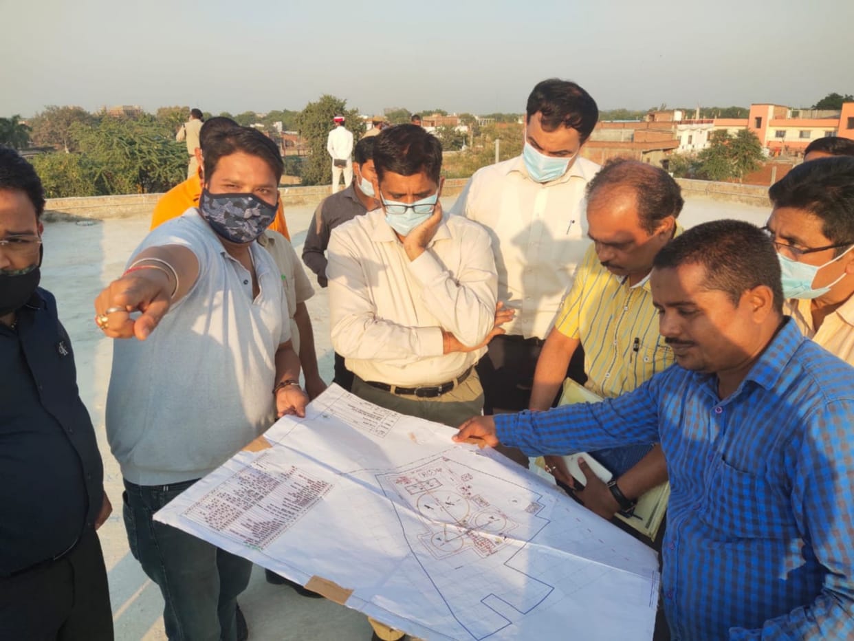 Seeing the bad files and the dust on the chairs, the nodal officers got angry