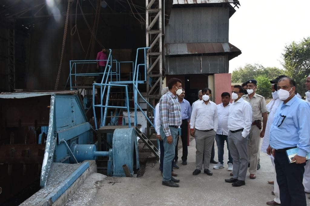 DC took stock of the preparations by inspecting the sugar mill