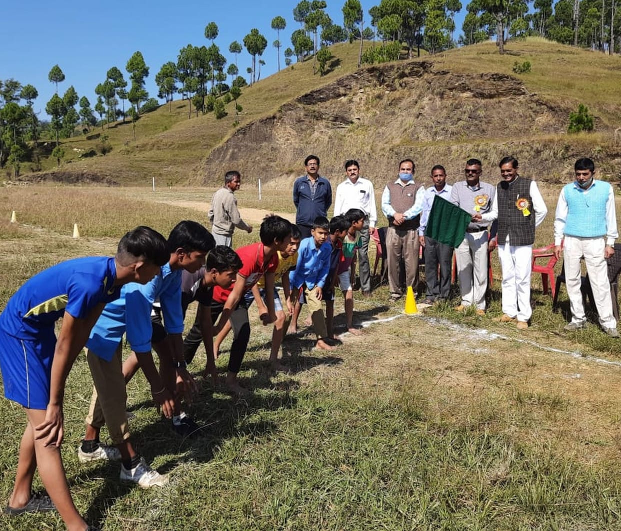 heera Stood First in 100 Meter race