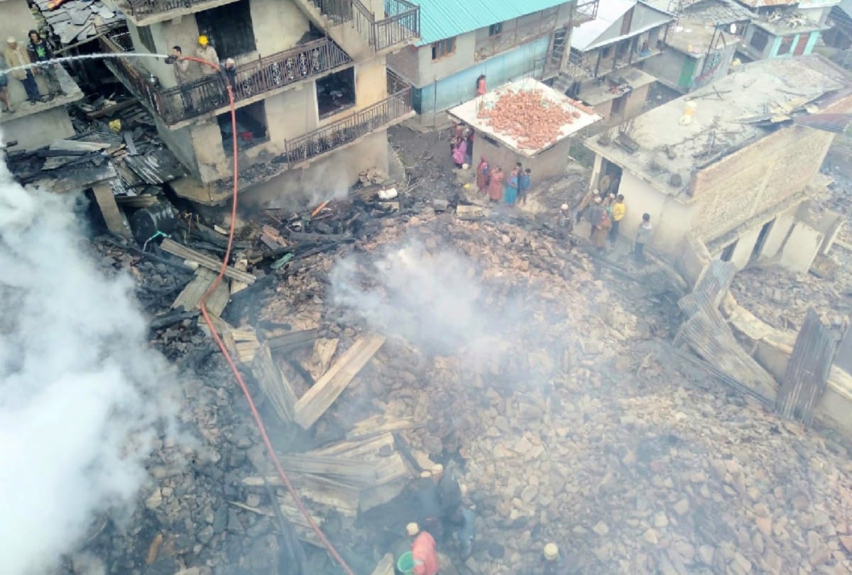 Malana fire: 57 affected families spent Cold night at relatives' house