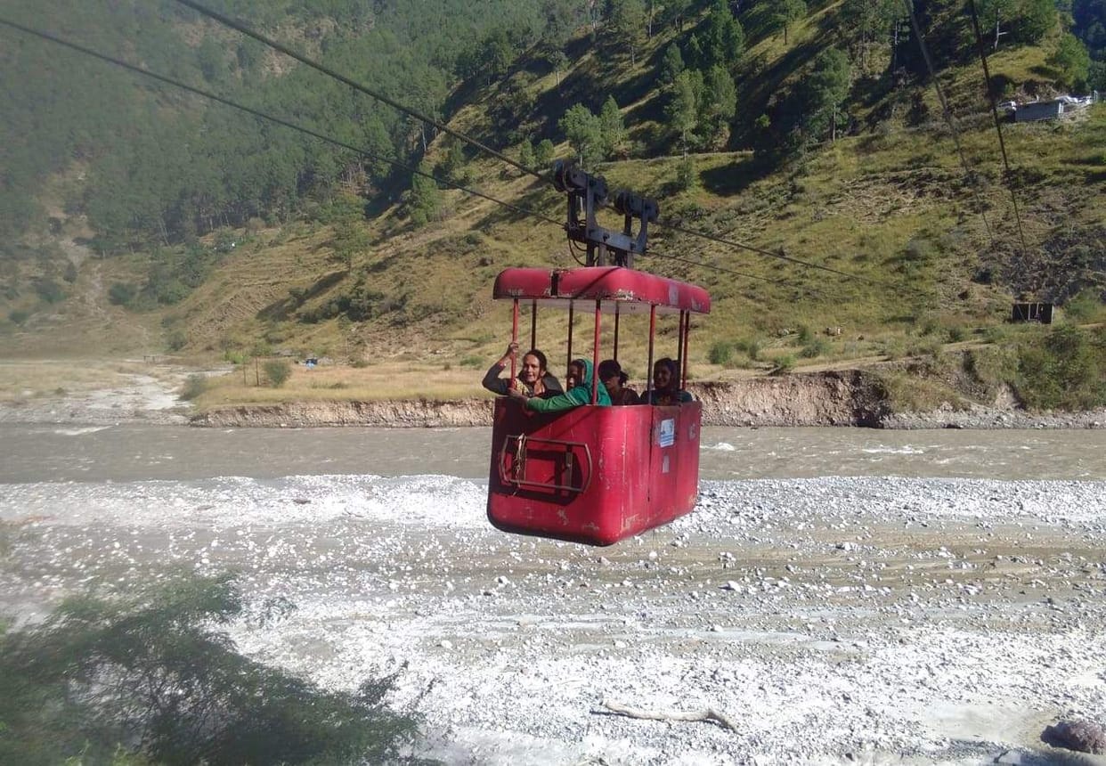 Four women trapped in trolley for two and a half hours