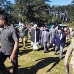 पटनीटॉप पहुंचे उप-राज्यपाल कार्यक्रम स्थल की और जाते हुए