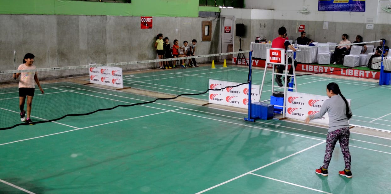Junior category players dominated the open badminton competition