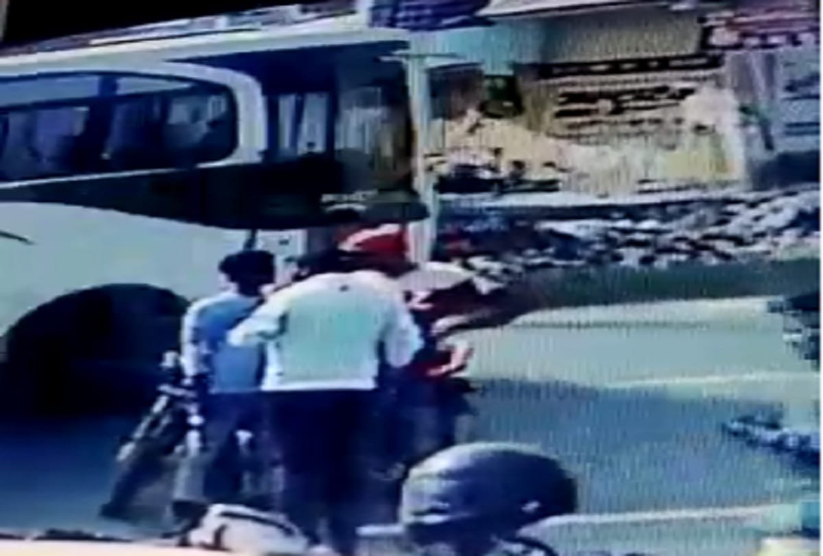For not paying extortion young man was beaten up on road opened fire