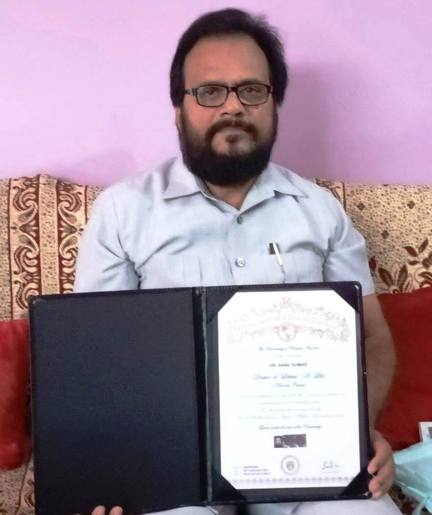 d lit degree,DR sanil kumar