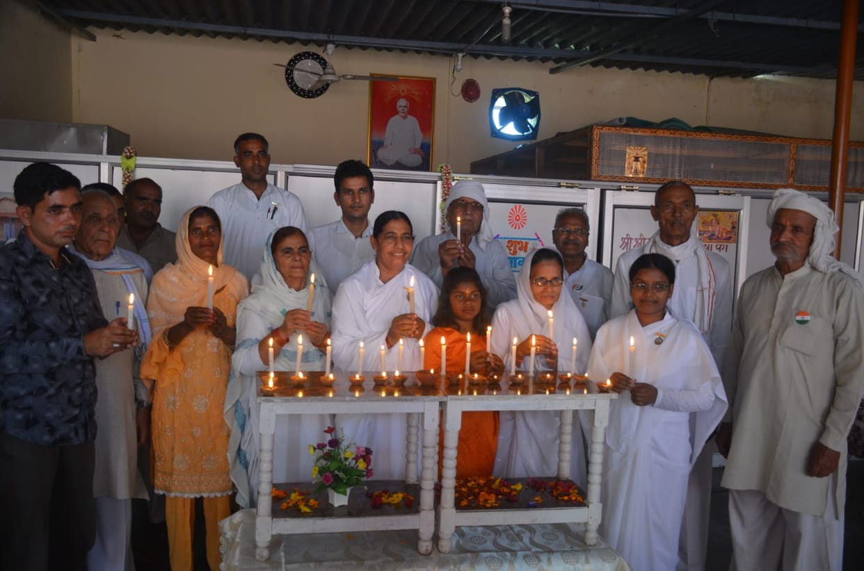 Diwali festival celebrated by lighting a lamp of knowledge