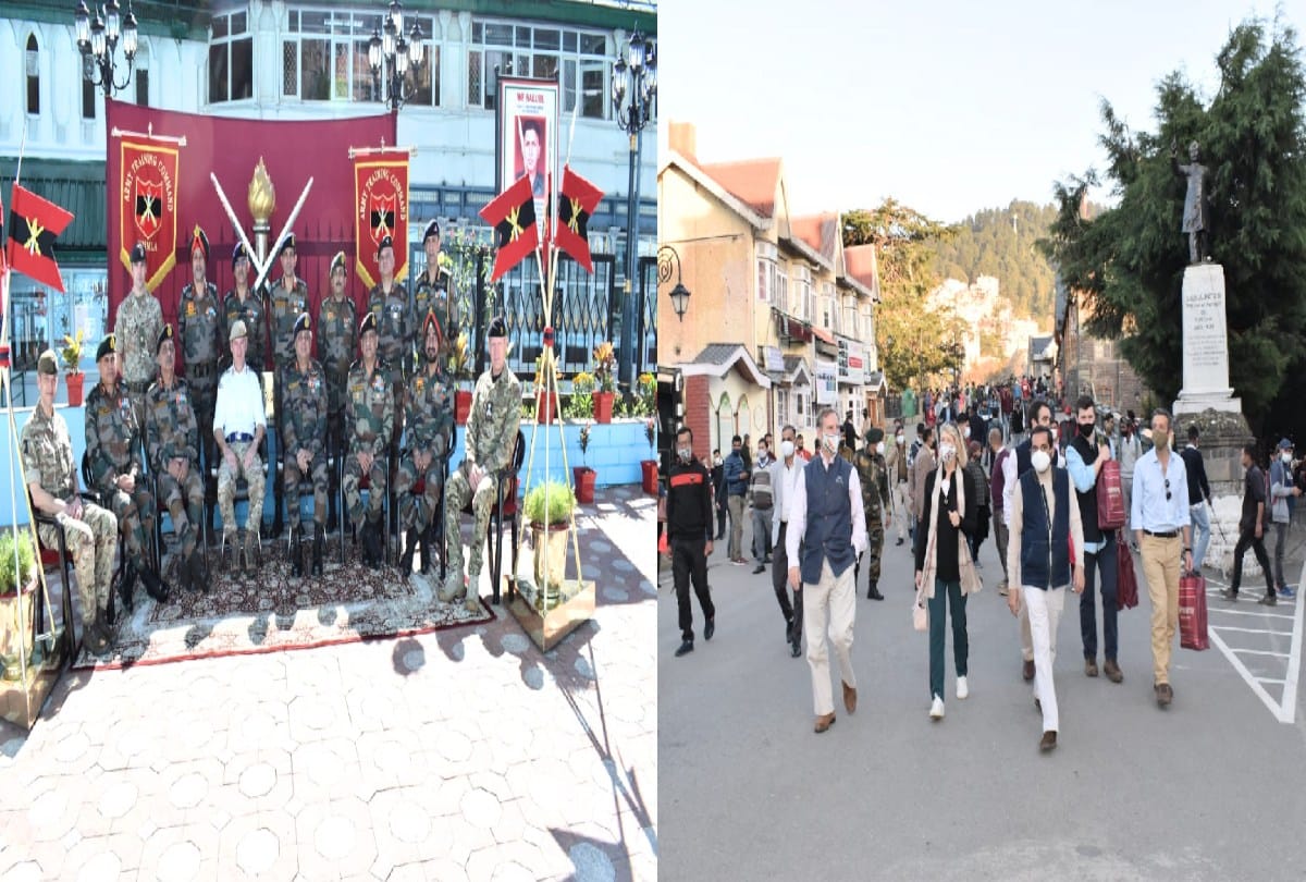 Six member delegation of British Army reached Shimla