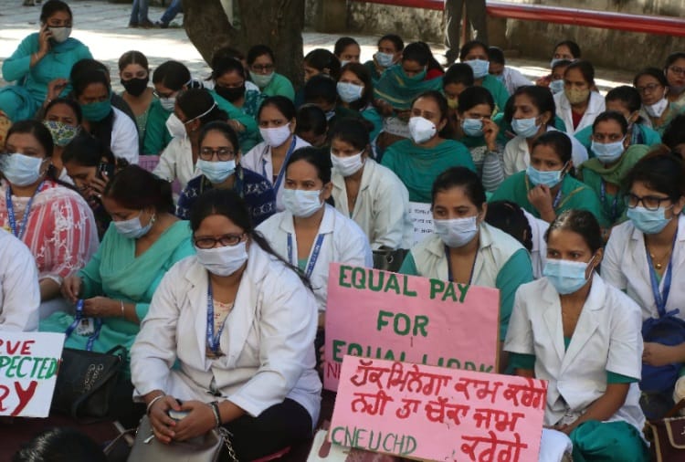 Chandigarh Health Secretary Yashpal Garg has ordered termination of NHM employees sitting on strike