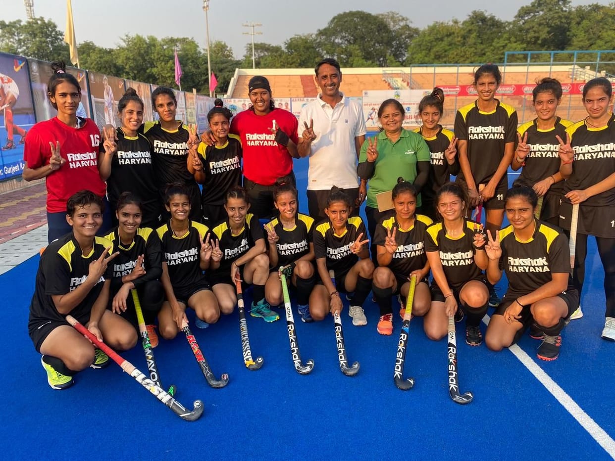 Haryana became the winner of Junior National Hockey with three goals from Hisar's daughters