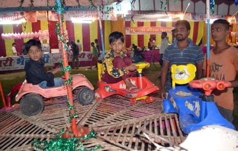 Diwali fair started at Nasiruddin Mauji Maidan