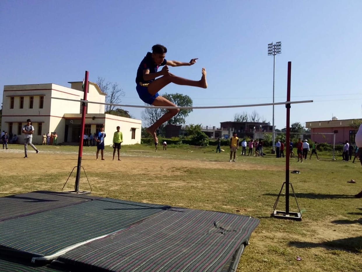 Ranjeet took the tallest and Aman took the highest jump.