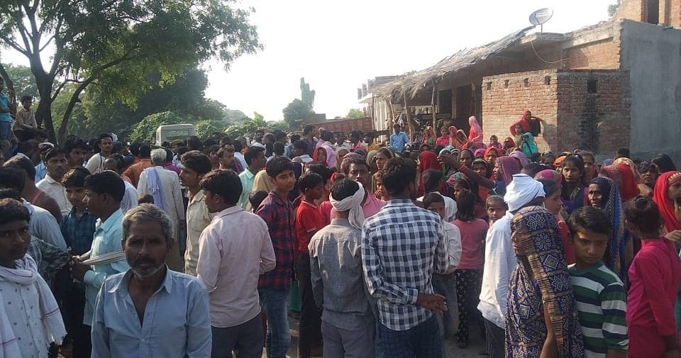 Pranshu's death case: Jammed road on the news of DM, SP's arrival, obeyed on assurance of early action