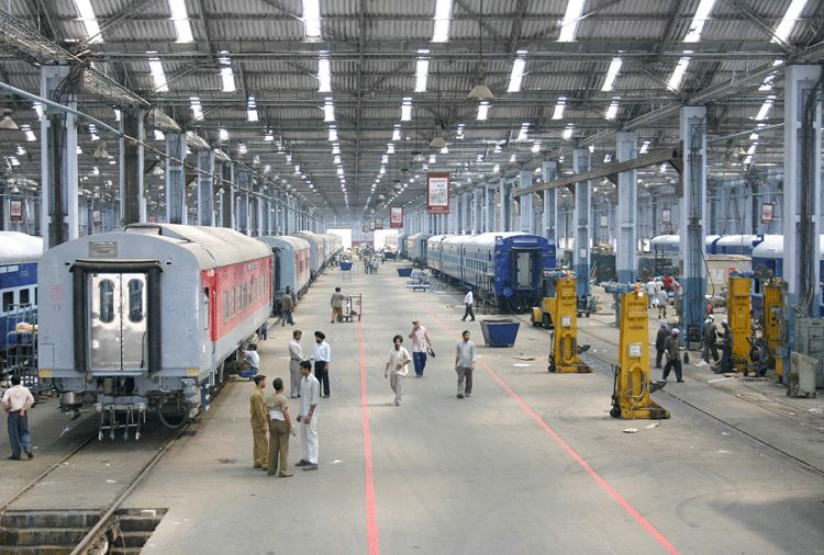 Jig started in Shell Assembly of Rail Coach Factory Kapurthala