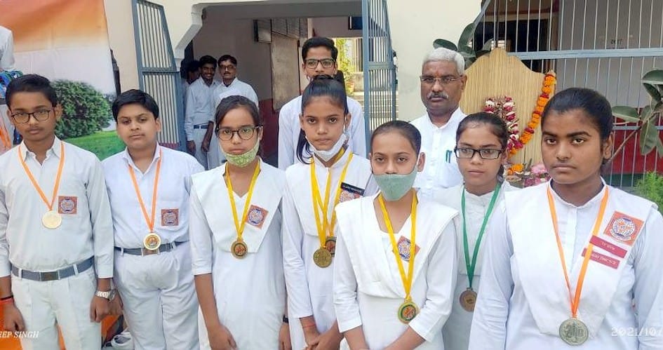 Students showed talent in maths and science