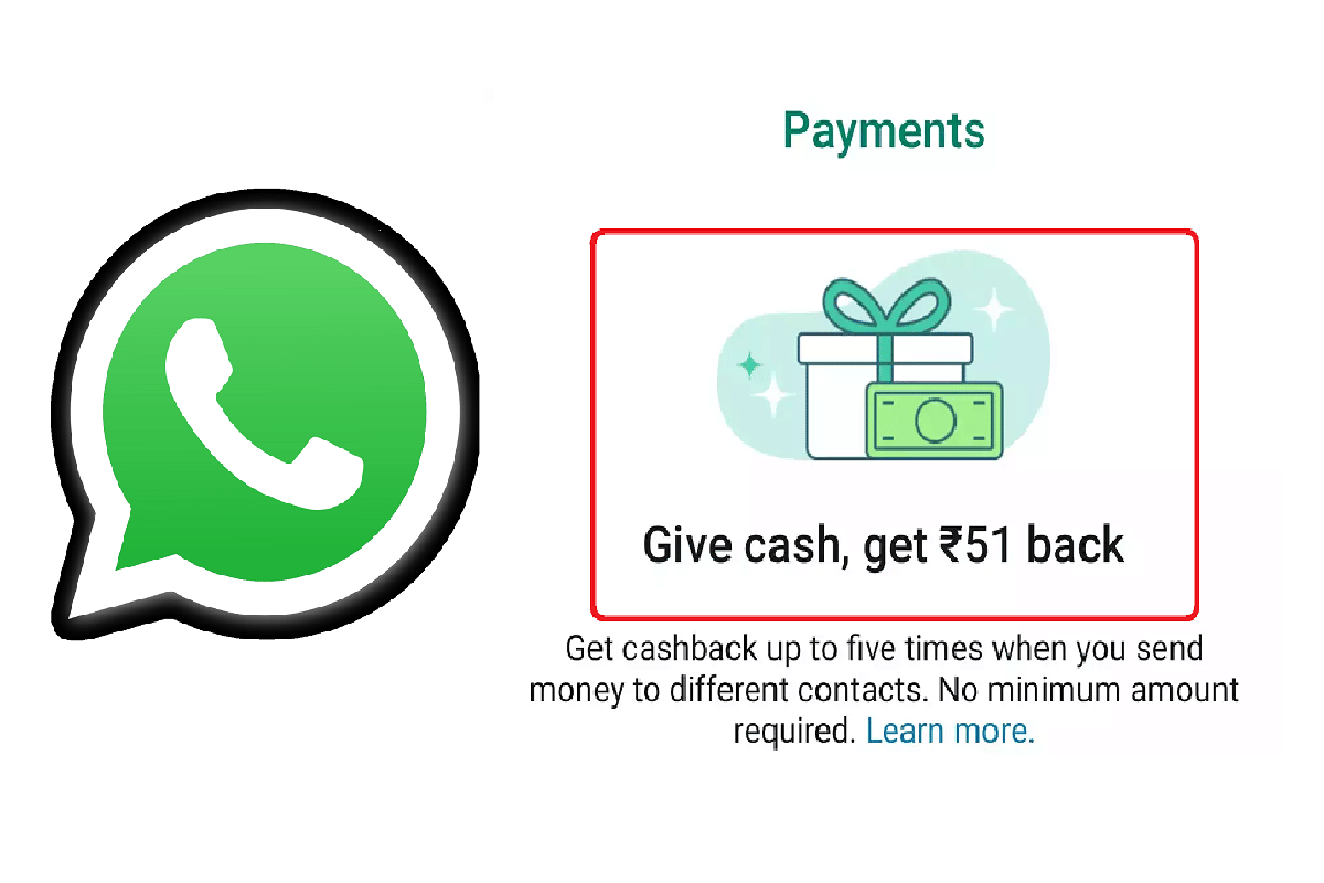 Whatsapp Rs 51 Offer: Whatsapp UPI Cashback Offer, Users will Get 51 Rupees up to Five Times