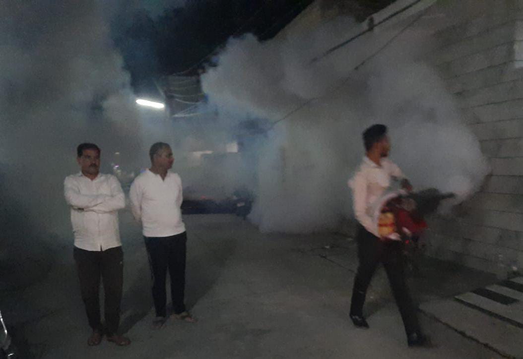 Now municipal workers will do fogging even at night, Yamunanagar