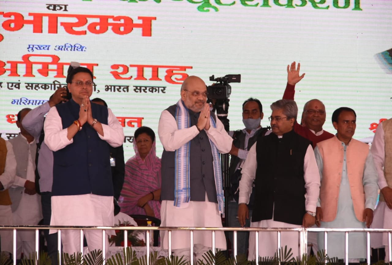 amit shah in dehradun: amit shah openly challenges harish rawat