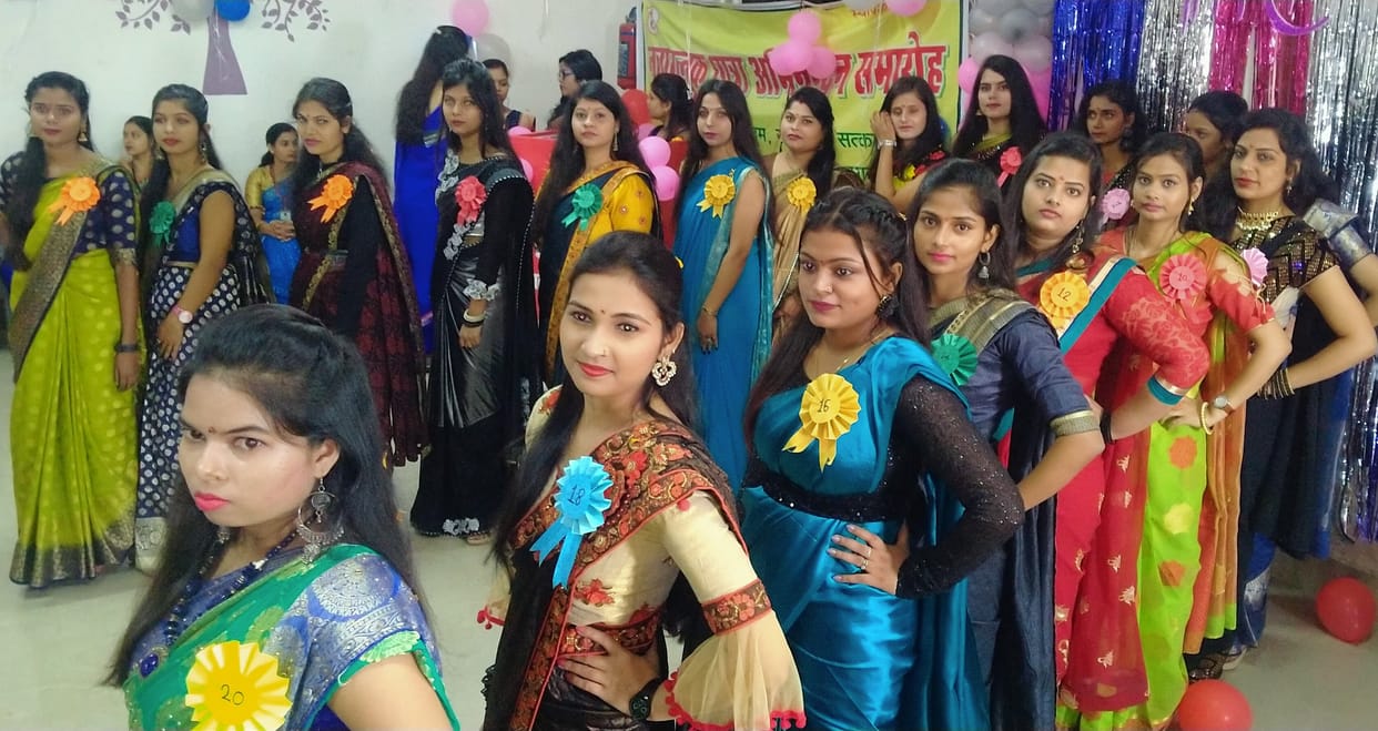 Girls danced a lot in fresher's party