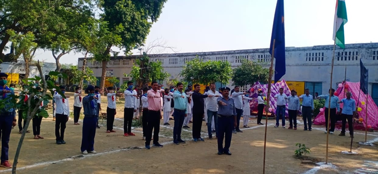 Hathras: Scout-Guide took oath of service to the country and society