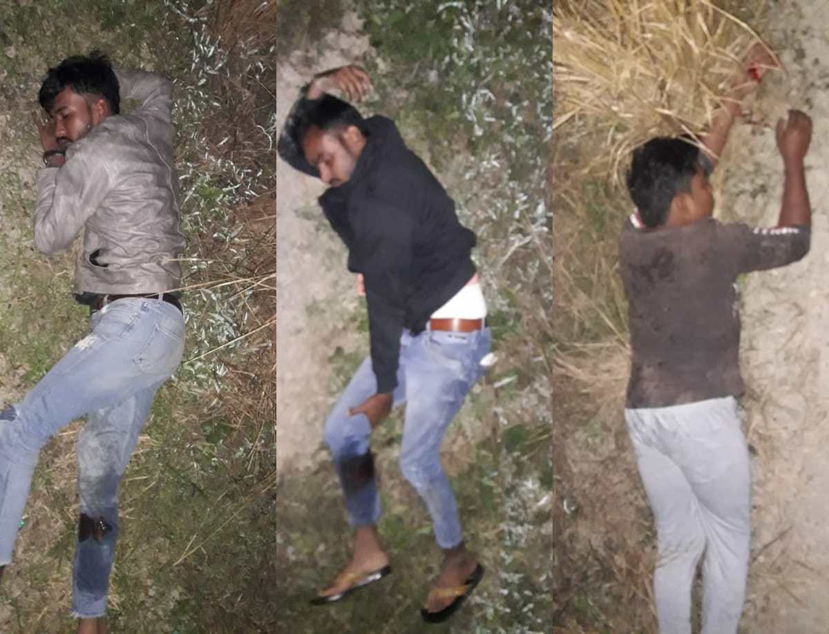 Encounter in Azamgarh: Three beef smugglers and two policemen injured in Azamgarh