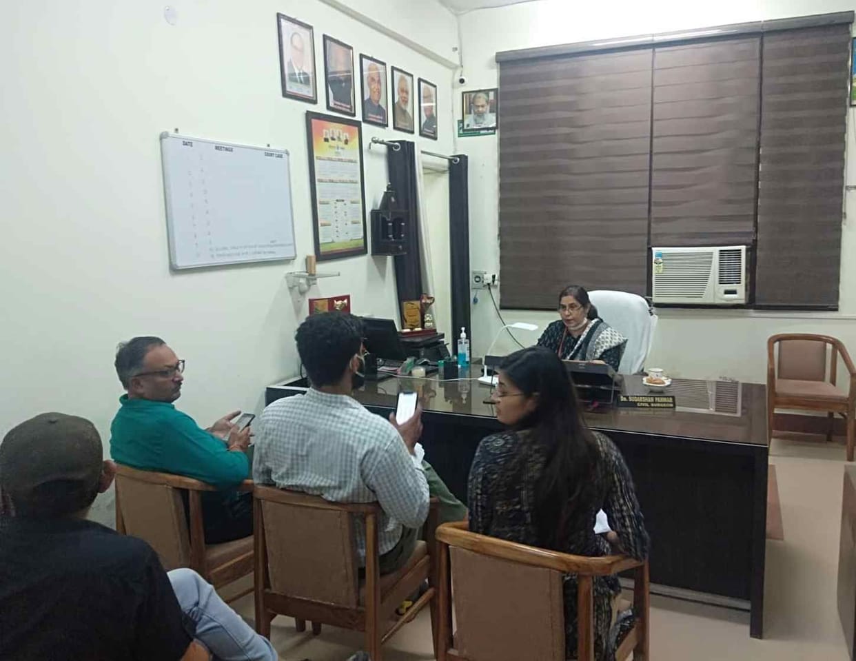 NHM Deputy Director inspected the Civil Hospital