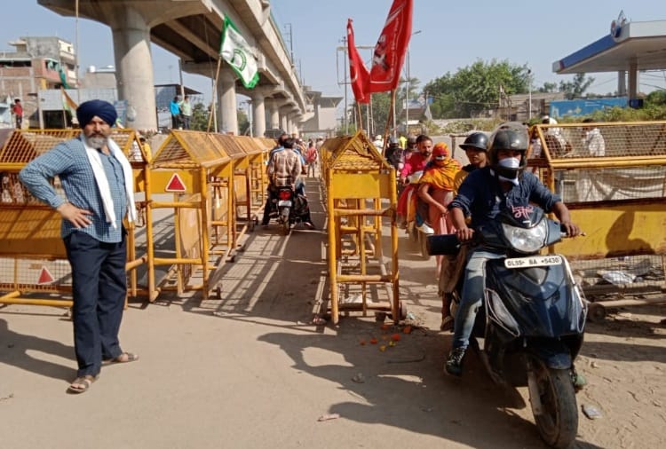 Farmers and Delhi Police agreed to open the way to the Tikri border of Bahadurgarh