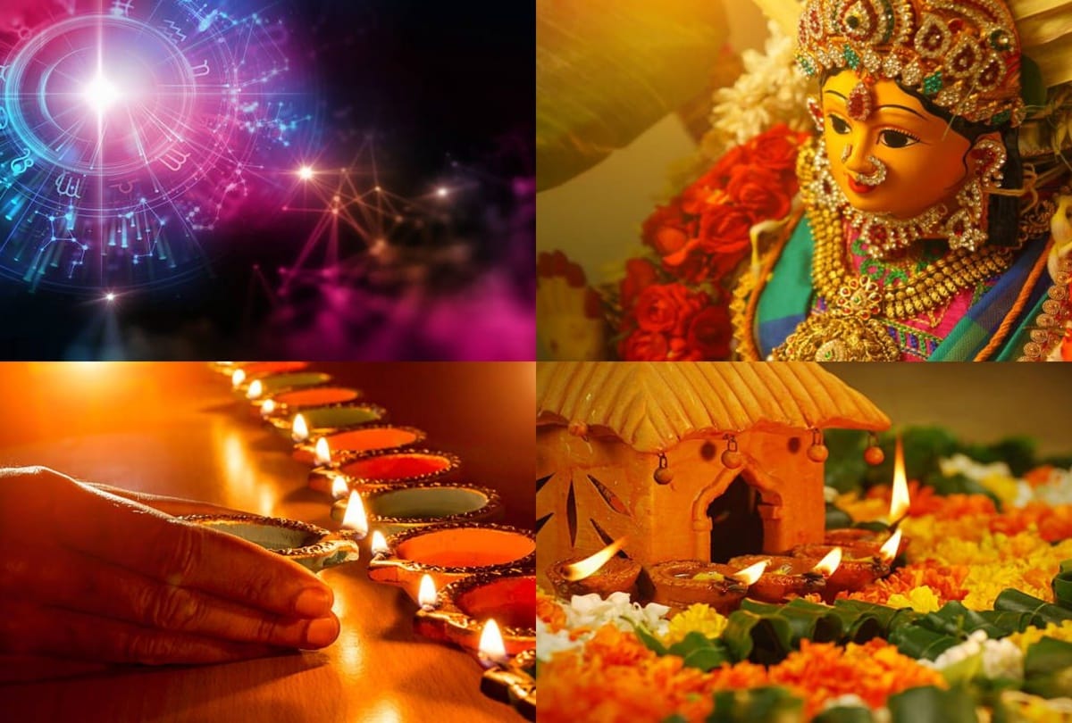 Diwali 2021 chaar grahon ki yuti mangal surya budh chandra Mars Sun Mercury and Moon combines on Diwali, giving the blessing of maa Lakshmi to these 5 Rashi