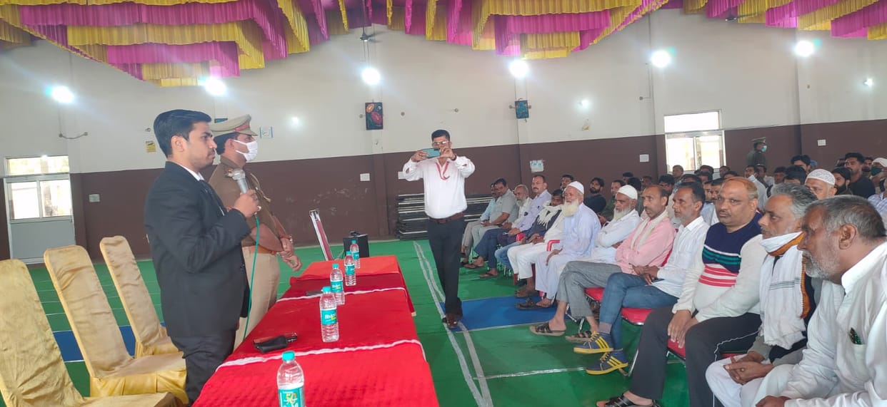Information about the rights of common man given in the camp