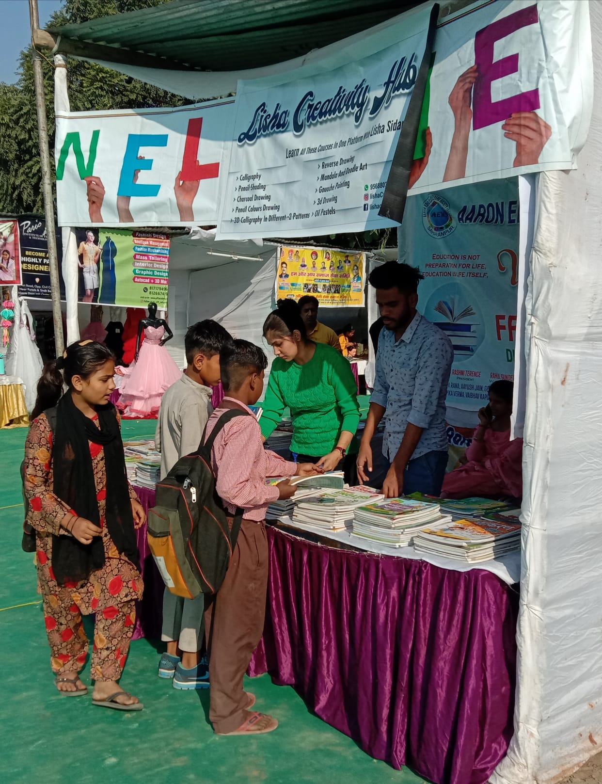 If you want free books then come to Deepawali Mela