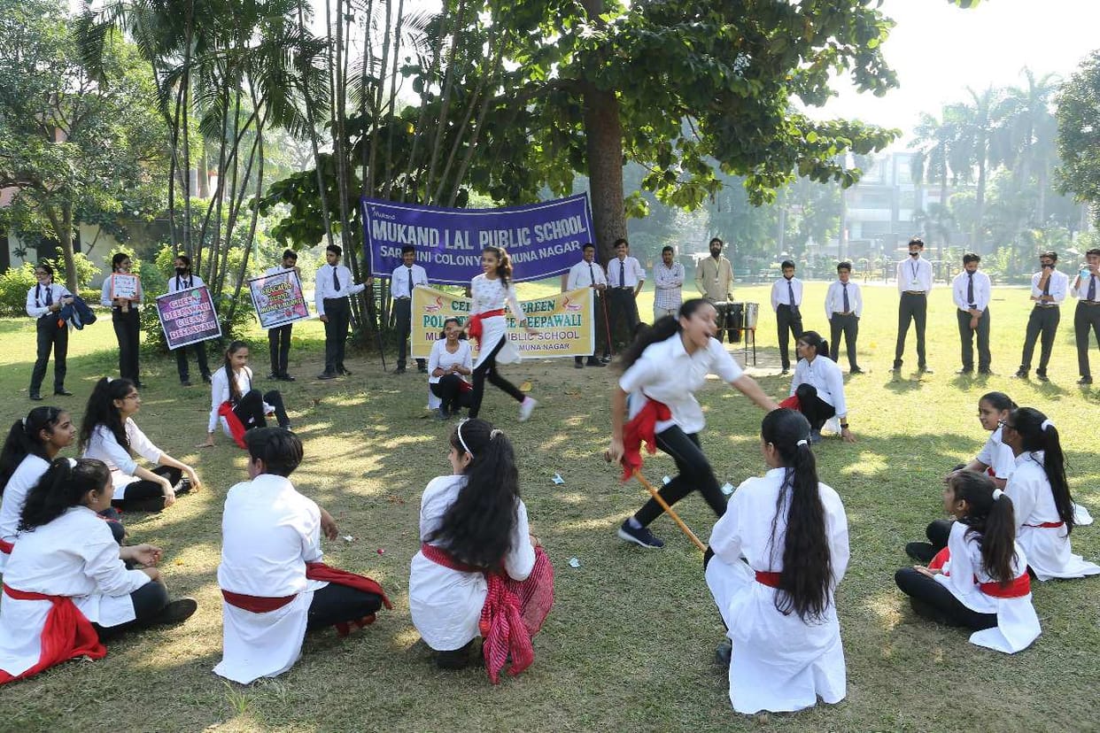 Pollution free Diwali message given by drama, Yamunanagar