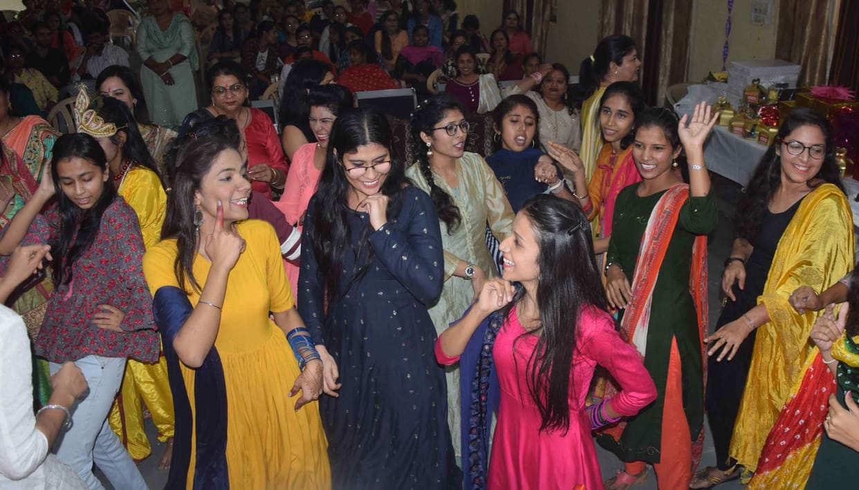 Students showed talent in Deepawali festival