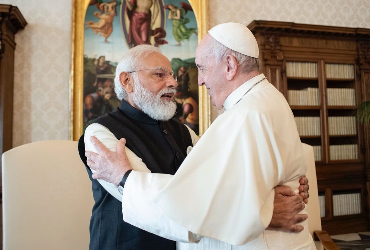 Pm narendra modi italy visit today for g20 meeting will meet pope francis in vetican city