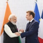 पीएम नरेंद्र मोदी और राष्ट्रपति इमैनुएल मैक्रों
