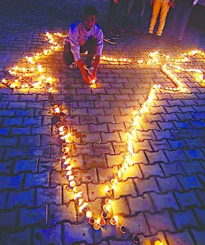 Deepotsav celebrated in Masters Research Hostel