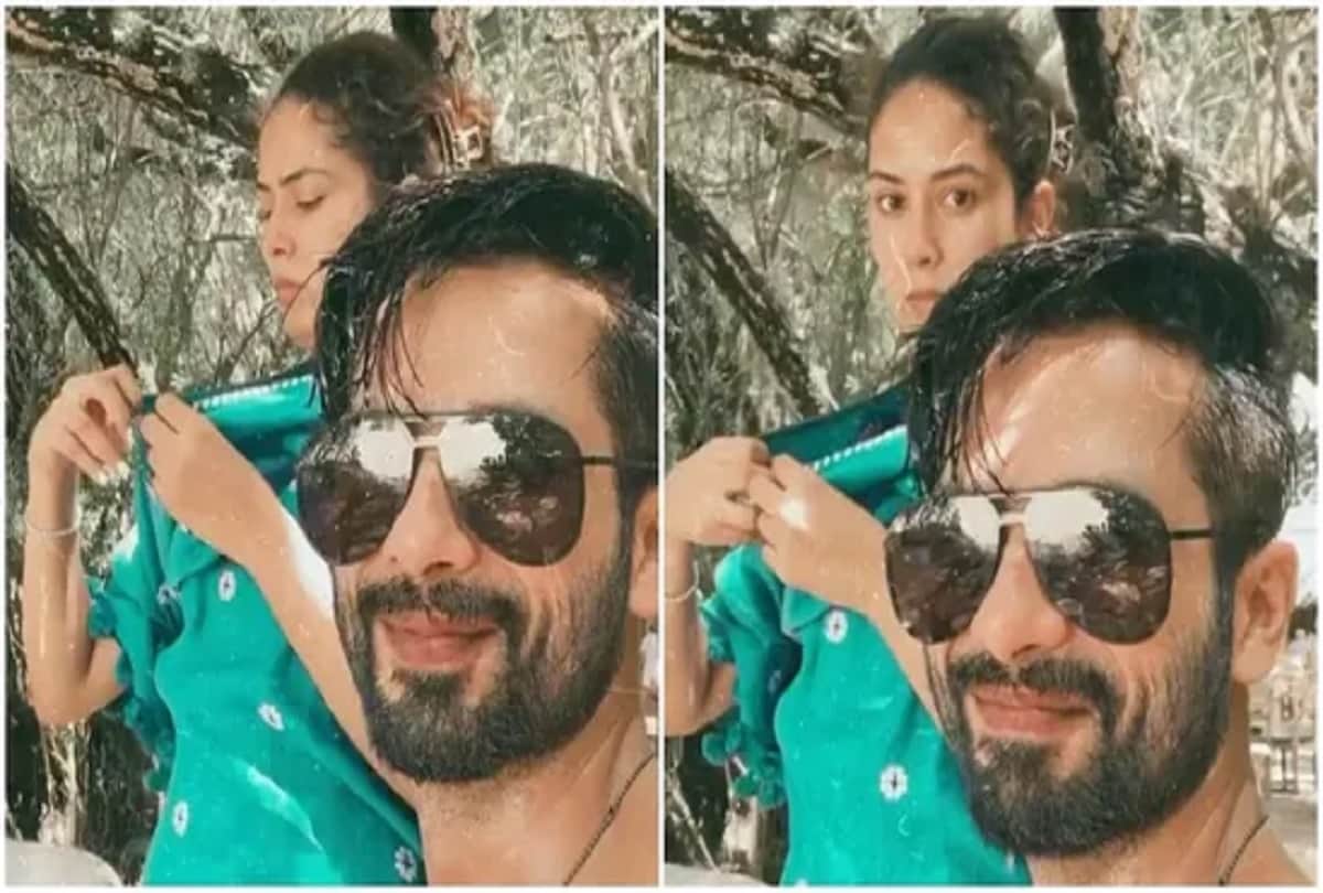Shahid Kapoor films Mira Rajput struggling with her outfit at the beach