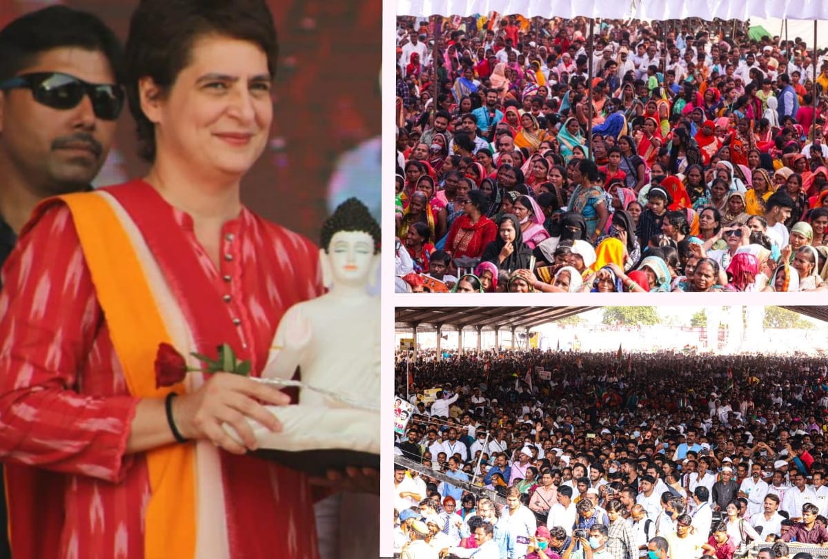 priyanka gandhi pratigya rally address in gorakhpur