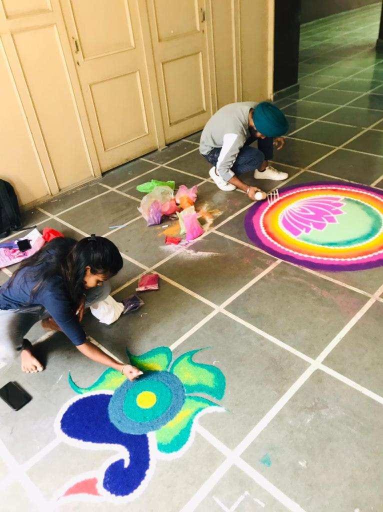 Students looted applause by showing hand skills, Yamunanagar