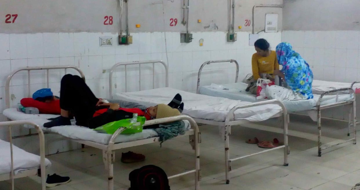 Due to changing weather, the number of fever patients crosses 500