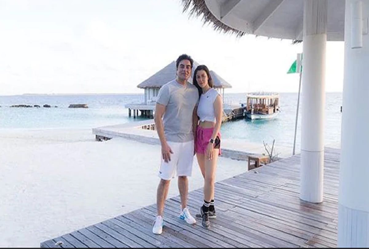 Arbaaz Khan shared a romantic picture with girlfriend Giorgia Andriani the user wrote  have fun