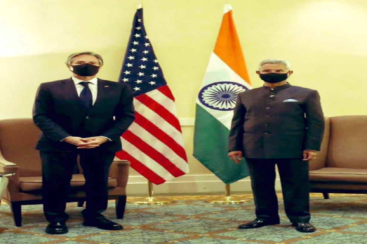 Secretary of State Antony J Blinken met with Indian E A M Dr. Subrahmanyam Jaishankar