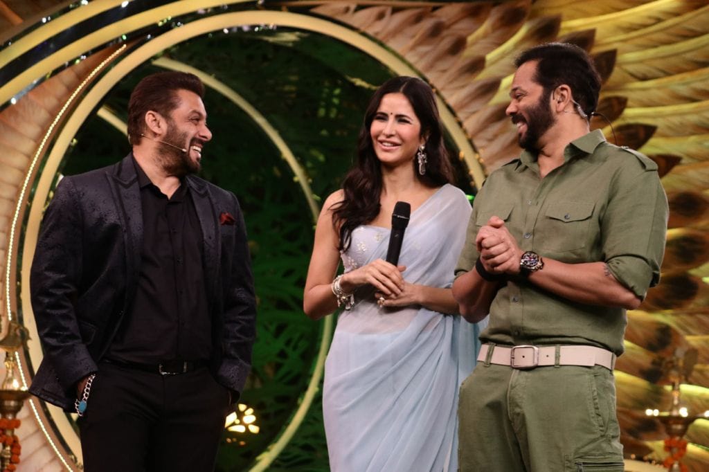 Bigg Boss 15: Katrina Kaif accuses Salman Khan of arriving late on sets everytime, latter performs one hand push-ups on her demand