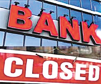 Bank will be close for ten days during november