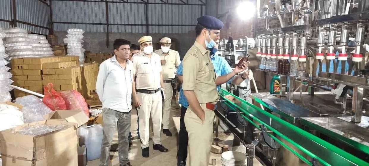 Illegal liquor factory was running for a month and a half