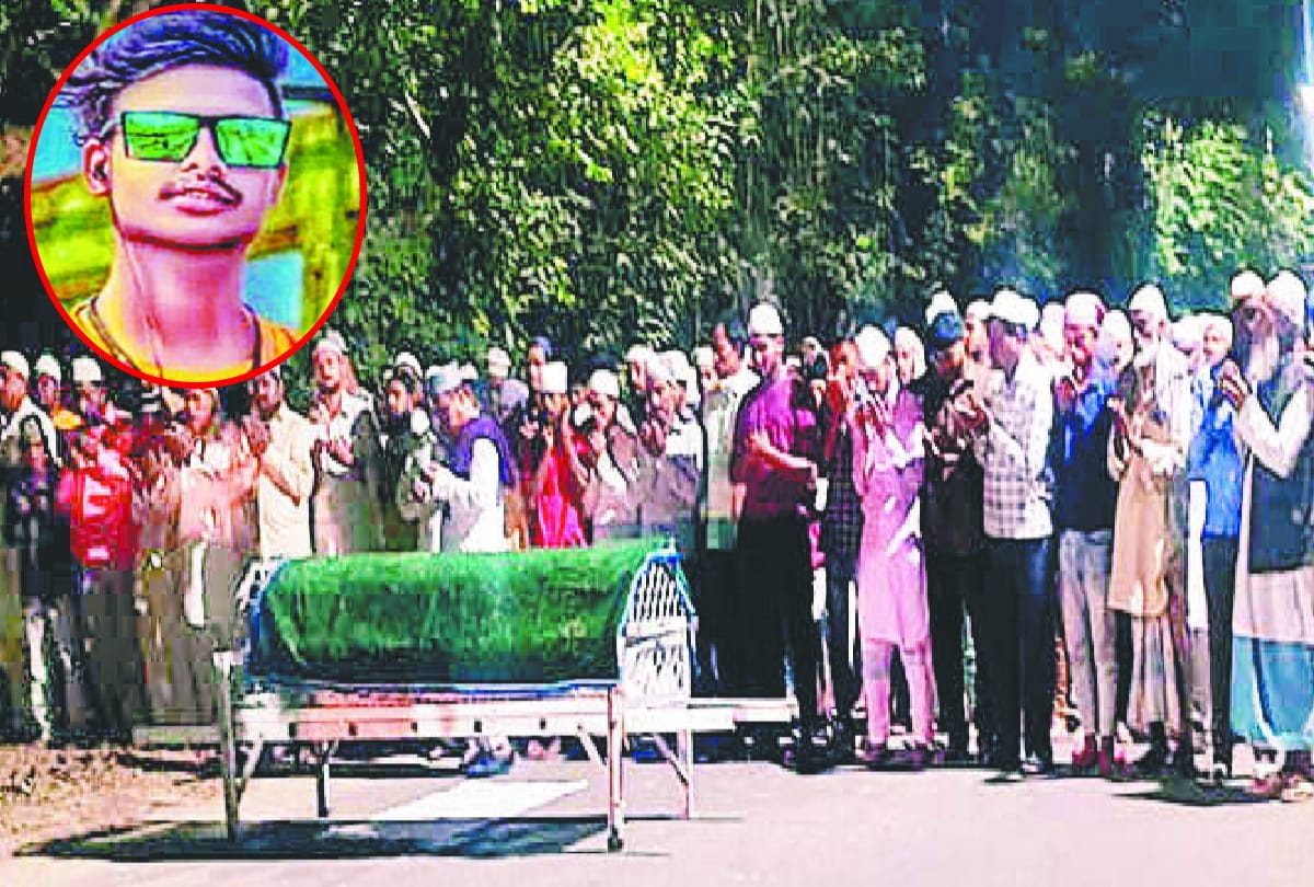Abrez funeral took place with meaning of four friends in Deoria