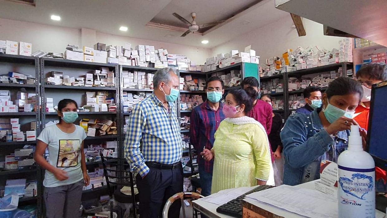 Medical store operator misbehaved with the customer
