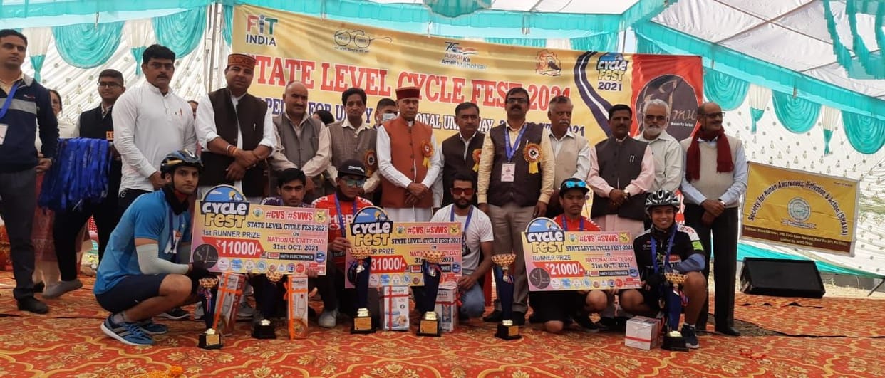Kunal first in cycle race competition
