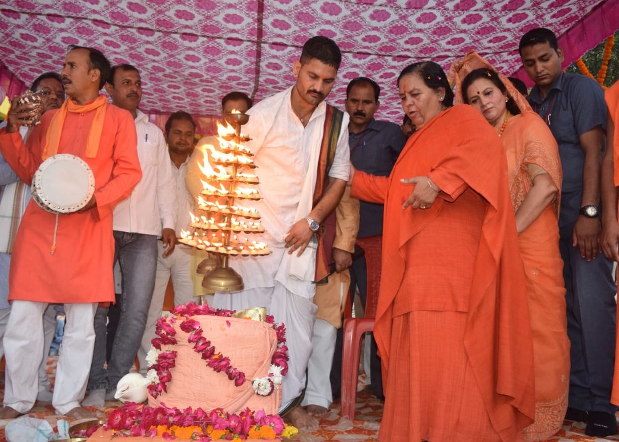A lot of politics, now I will serve mother Ganga