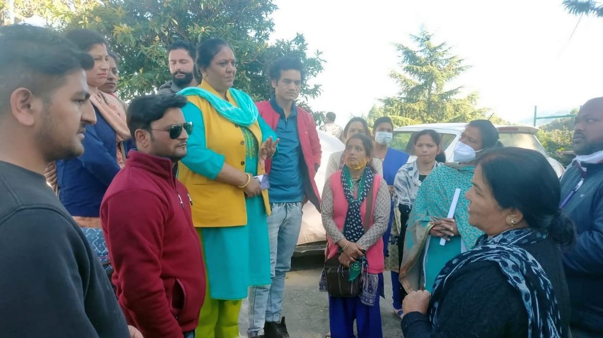 The pain of health workers spilled in front of the MLA